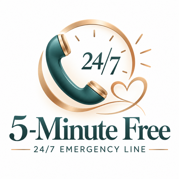 24/7 access free 5 min call to my zoom or phone