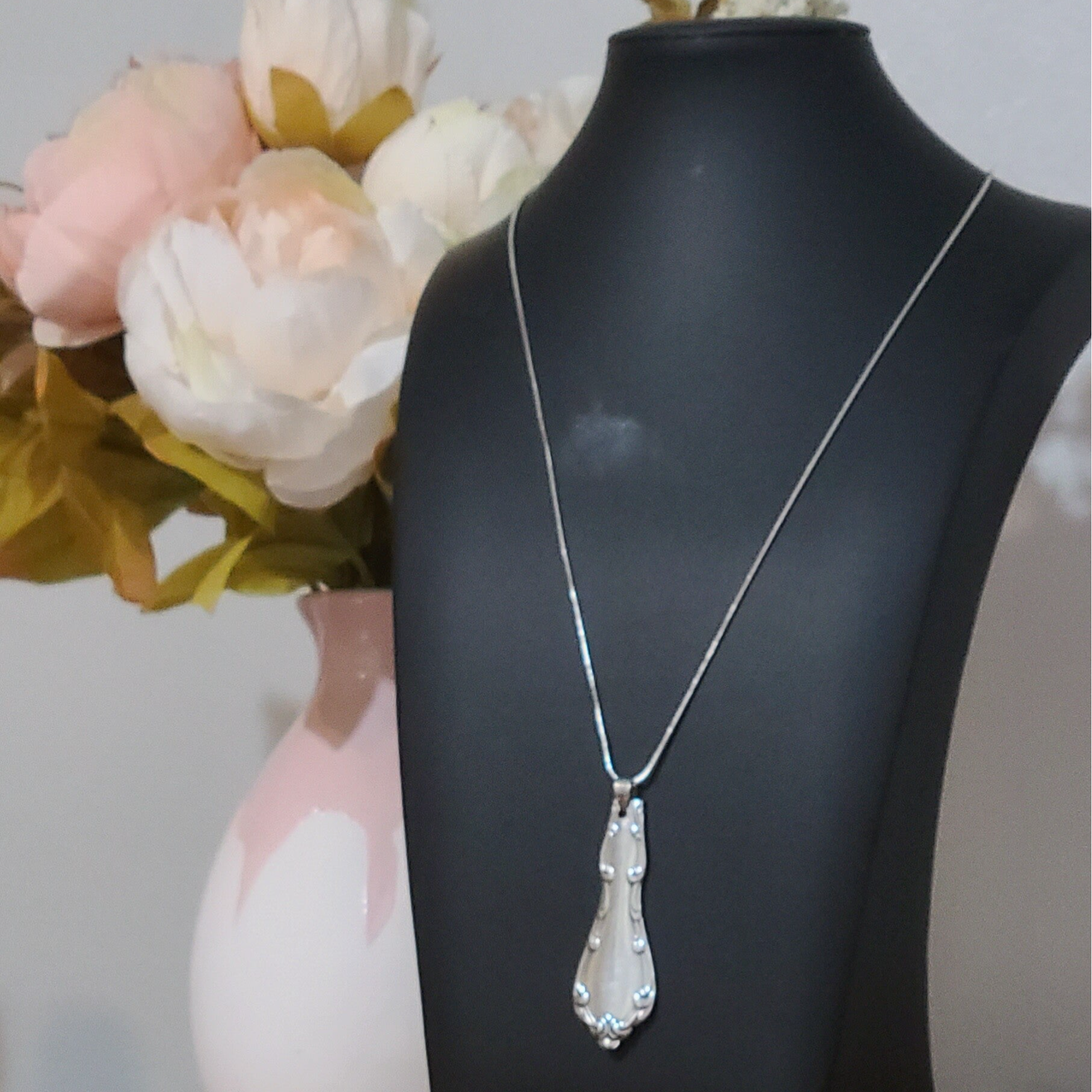 Stainless Steel Spoon Necklace with Chain