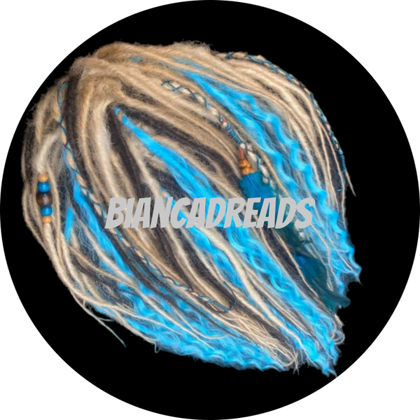 Dreads op klem met beachwave Curly Locks