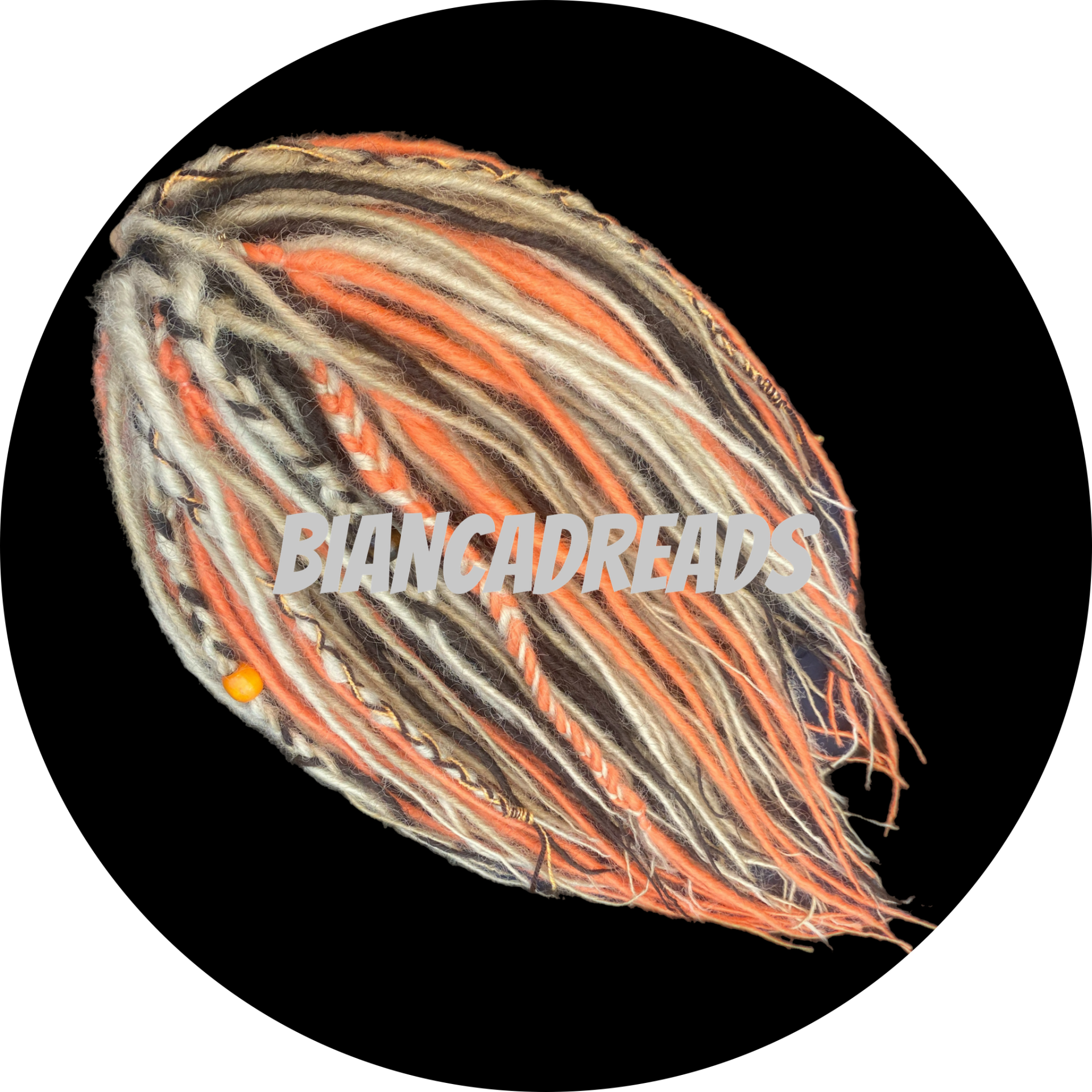 Dreads op klem Orange