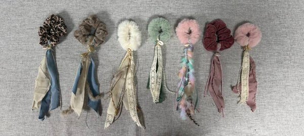 Scrunchie met decoraties