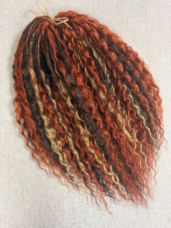 Full head set Beach wave Curly Locks