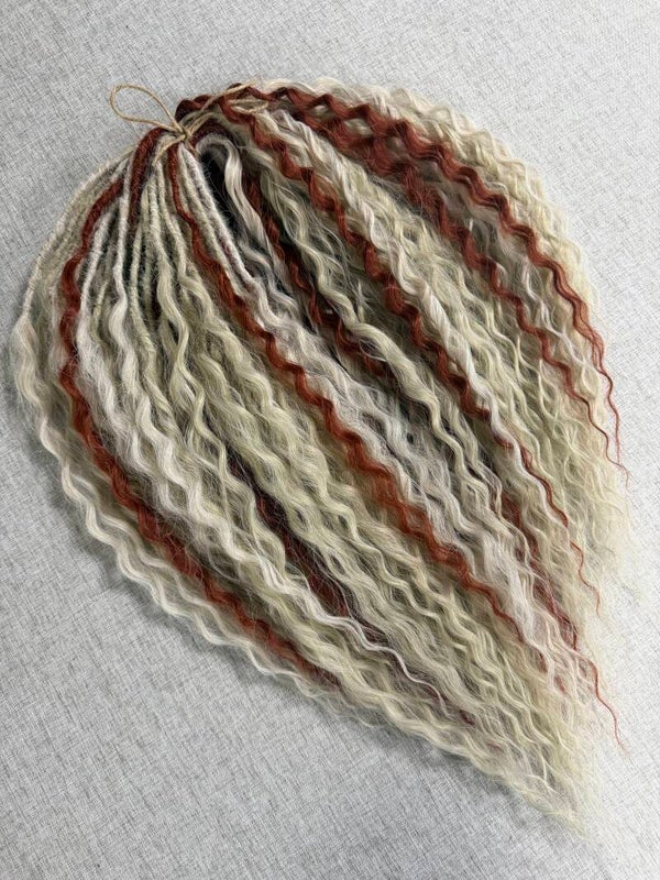 Full head set Beach wave Curly Locks