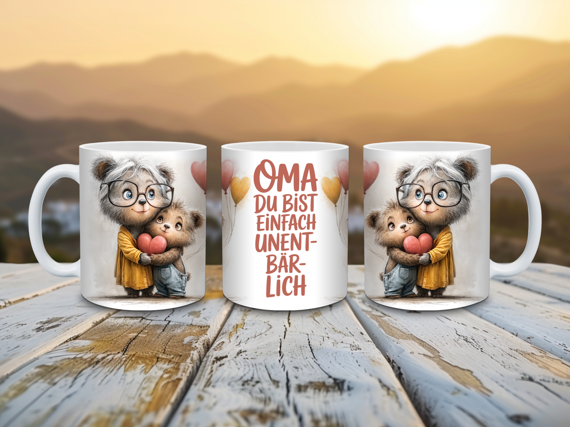 Tasse „OMA – du bist einfach unentbärlich“ – das perfekte Geschenk für die beste Oma der Welt