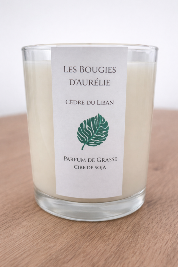 Bougie Signature cèdre de Liban