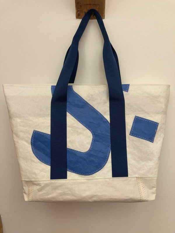 Large tas - Weekendtas met blauwe ‘S’