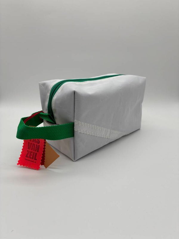 Toilettas wit-groen
