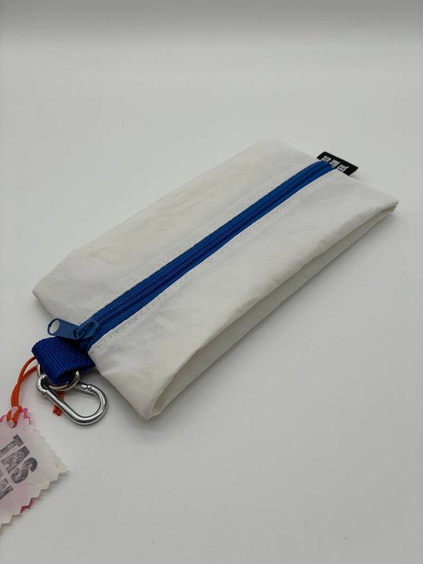 Etui wit-blauw