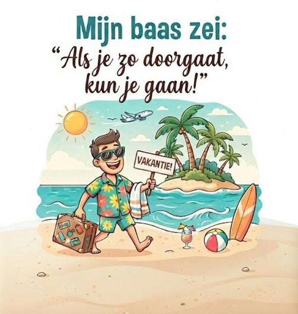 Mijn baas zei