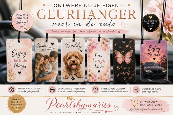 Ontwerp je eigen auto geurhanger