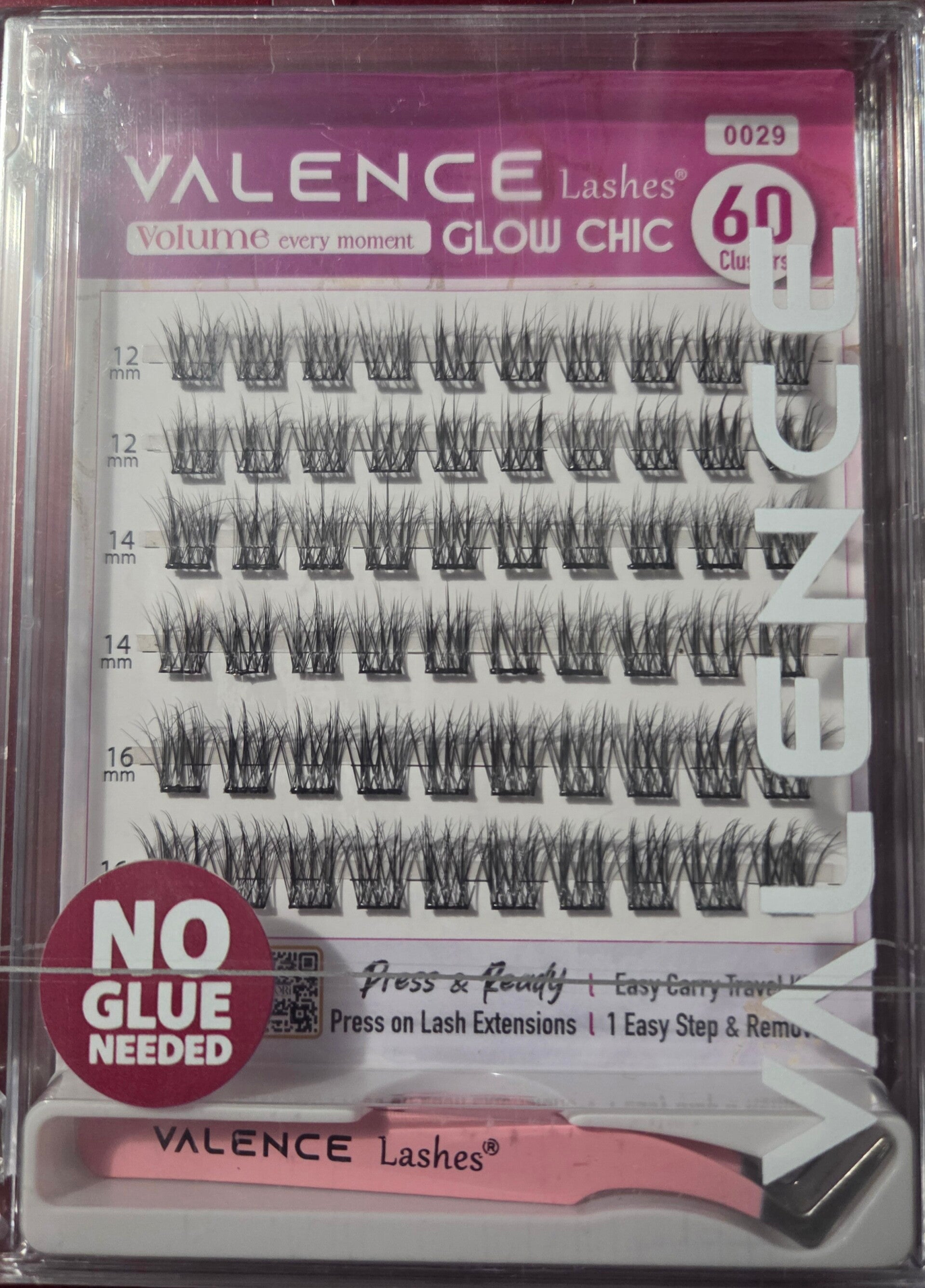 Valence Lashes 60 Clusters 12mm-16mm