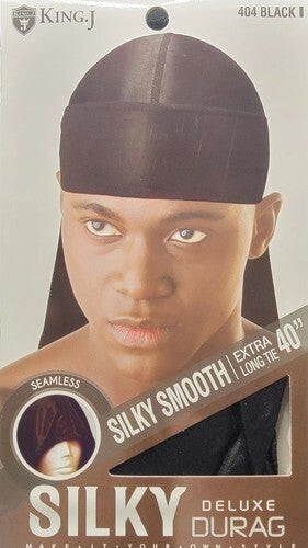 King J Durag Black Xtra Long