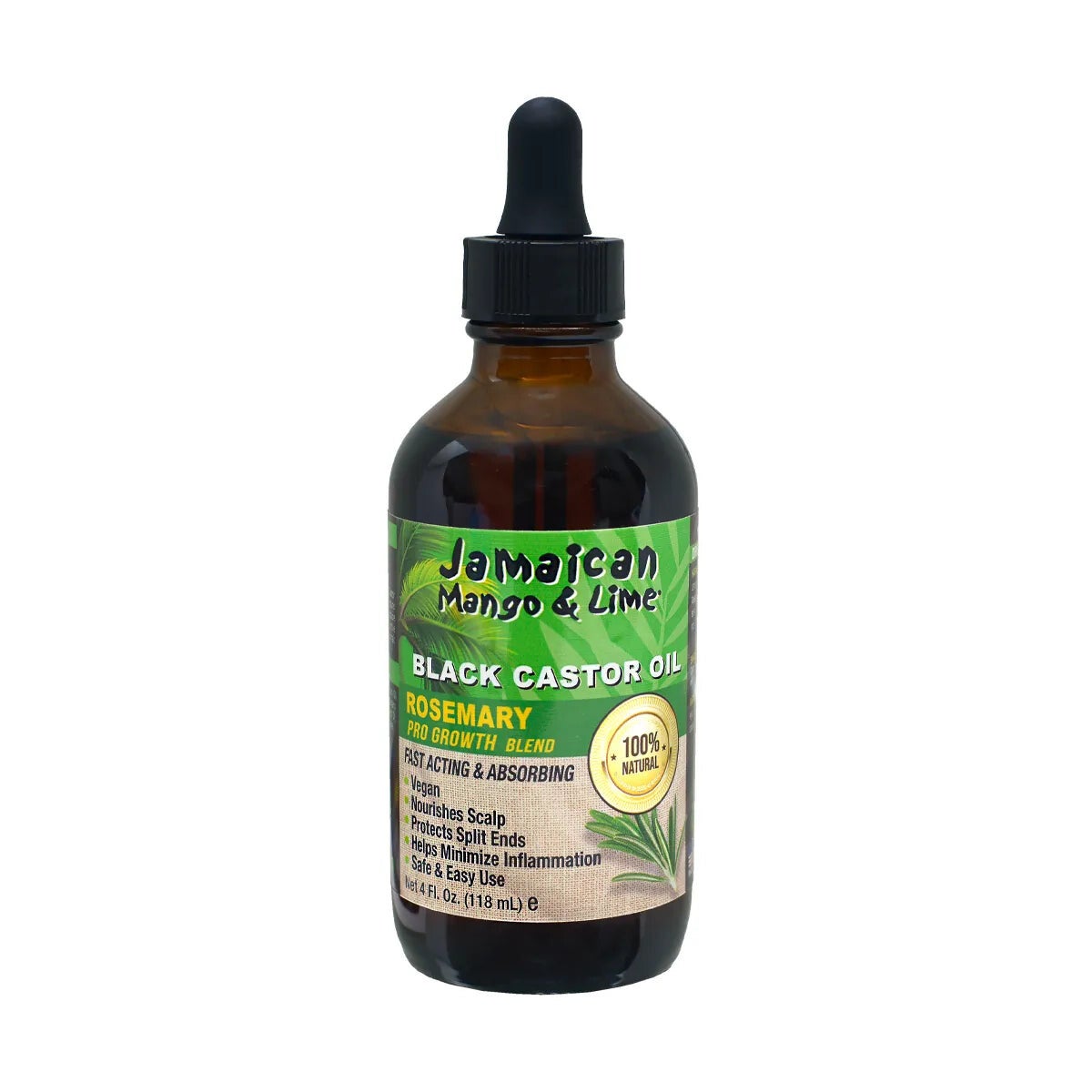 Jamaican Mango & Lime Black Castor Rosemary Oil 4oz