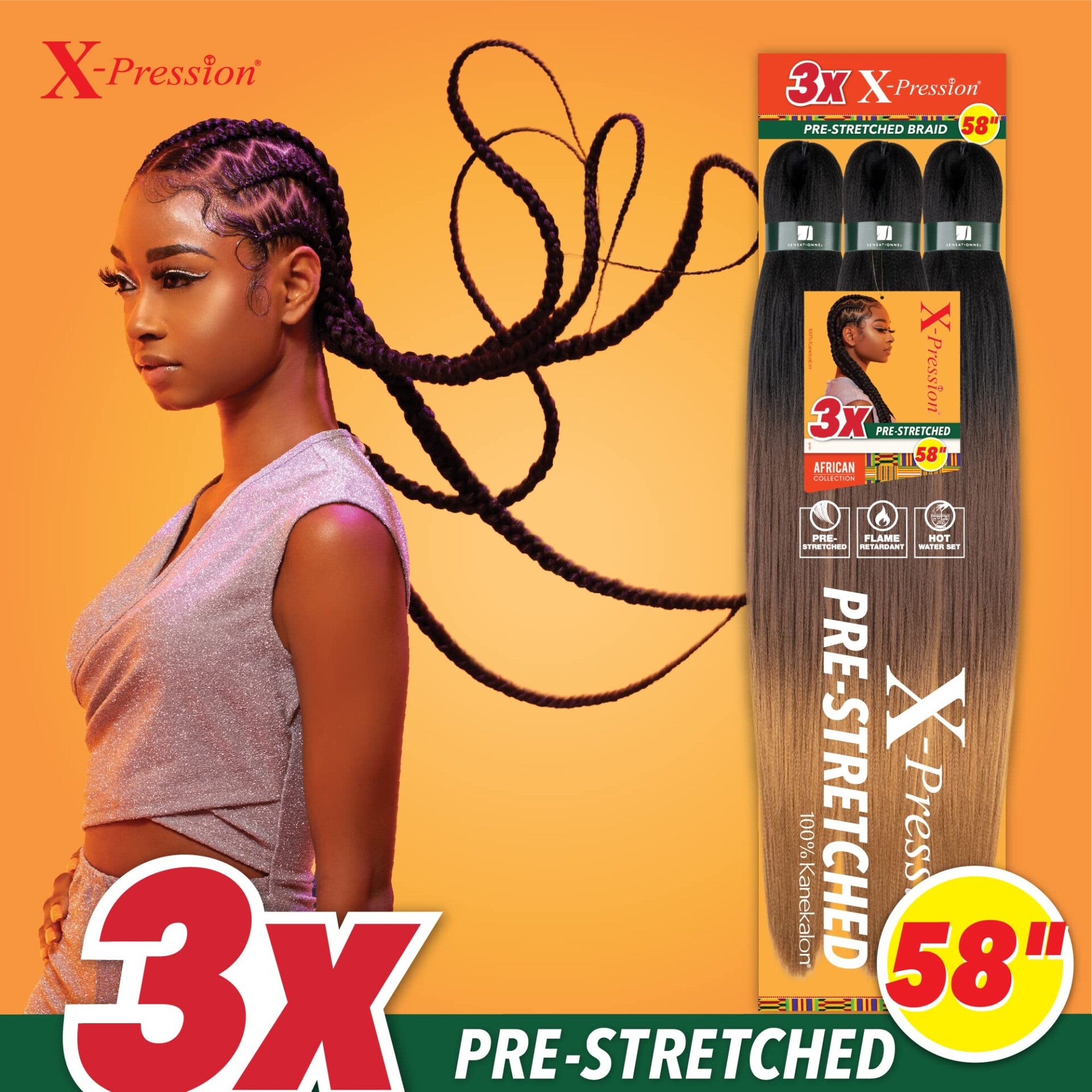 Xpression Pre-Stretched 58"
