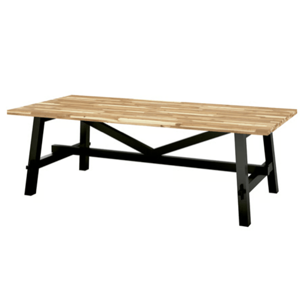 ZELF TE BESTELLEN: IKEA Skogsta eettafel
