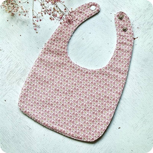 Bavoir artisanal –  Sobre & Élégant
