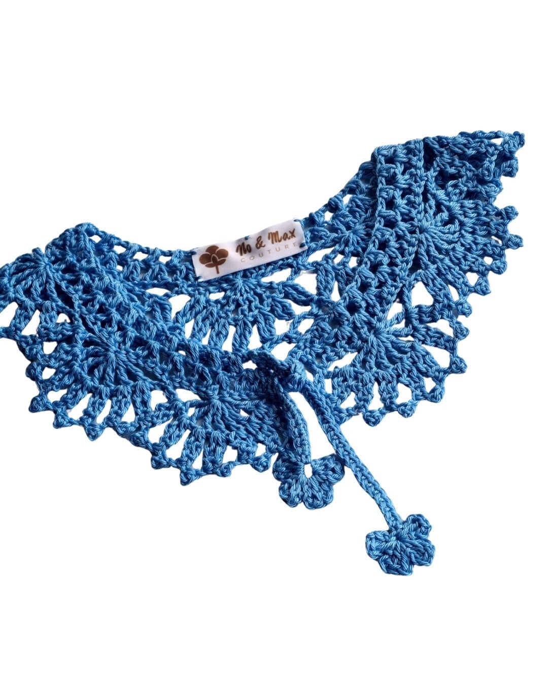 Col Amovible en Crochet " Cobalt "