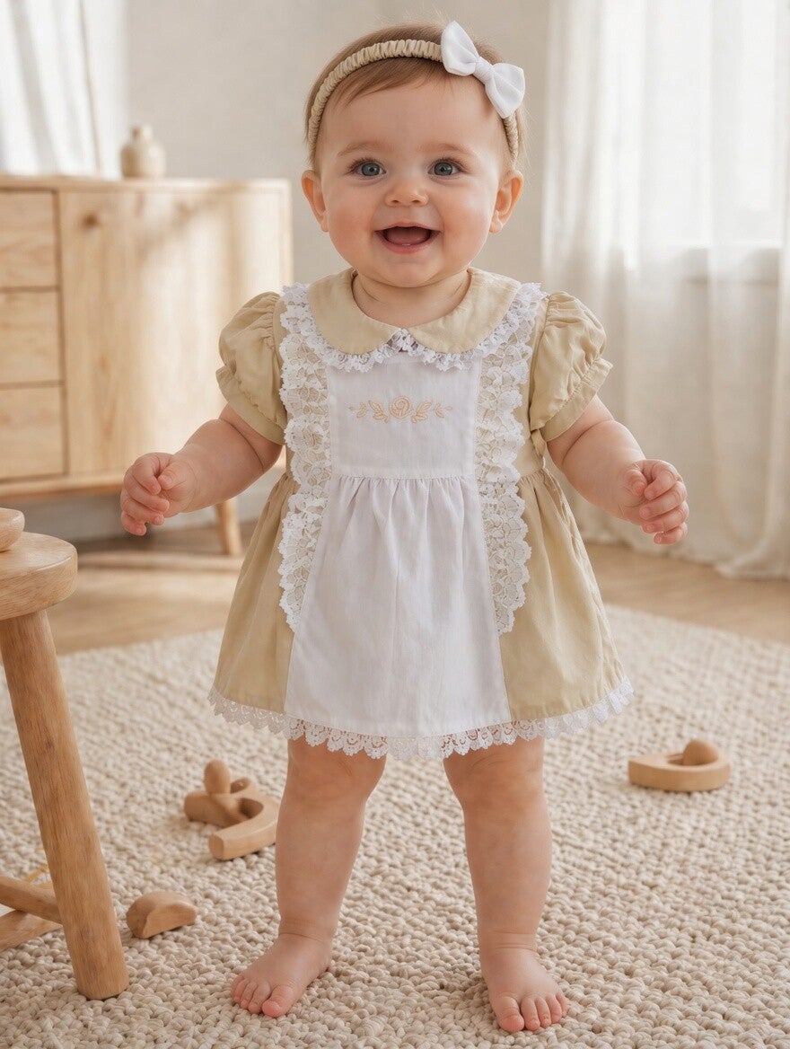 Vintage Heirloom Apron Dress