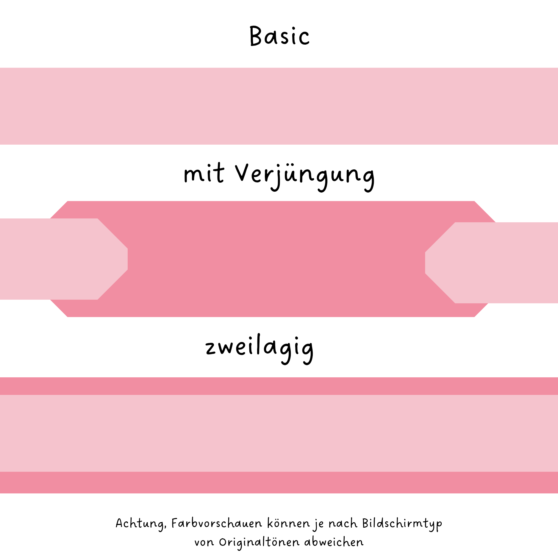 Biothane Halsband / Rosa & Pastel Pink / bis  65 cm Hu / 25 mm o. 38 mm