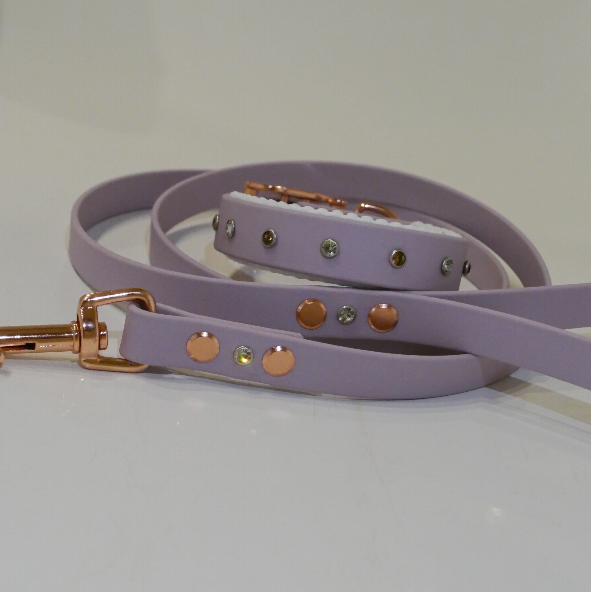 Halsband & Leine Set mit Strass
