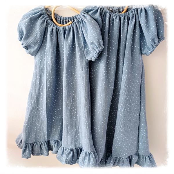 Jurkje, korte mouw, maat 86 t/m 128