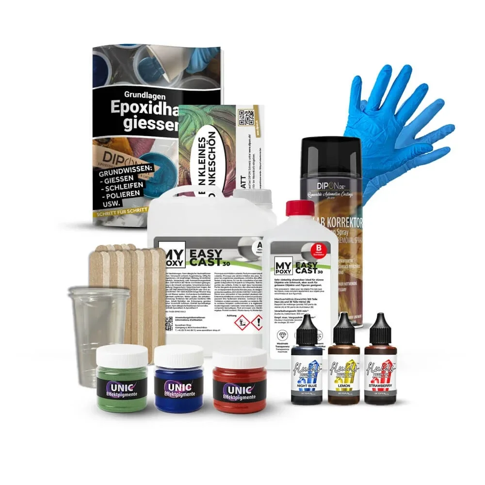 Epoxidharz Starter Set Medium – Komplettset ohne Maske & Brille