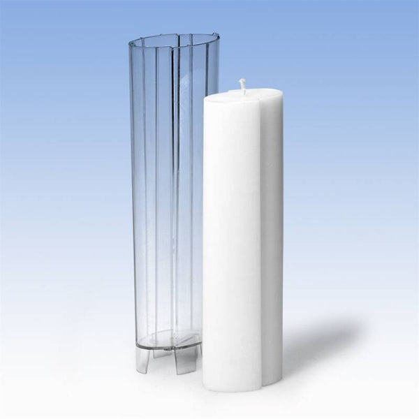 EXAGON Stufenoval-Gießform ø 60 x 40 x 220 mm