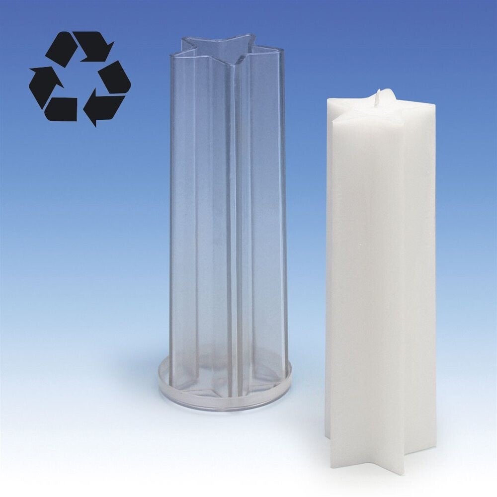 EXAGON Fünfstern-Gießform ø 72 x 225 mm