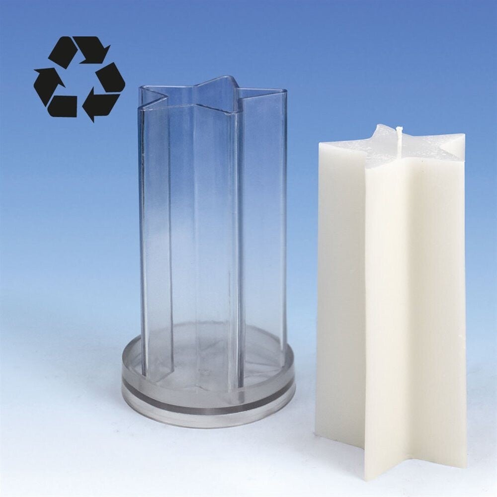 EXAGON Fünfstern-Gießform ø 102 x 180 mm