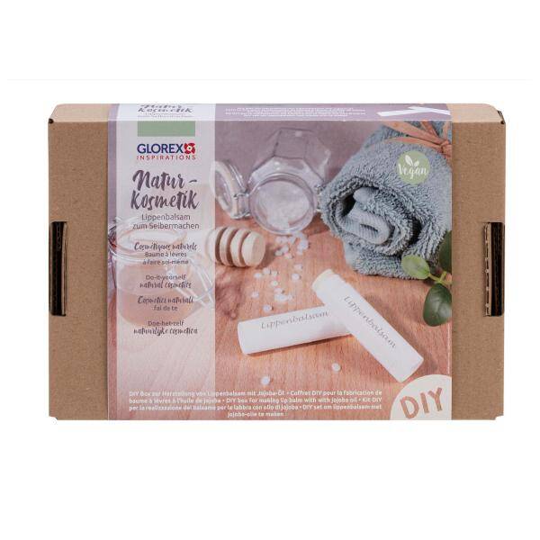 GLOREX  Naturkosmetik-Starterset Lippenbalsam mit Jojoba-Öl