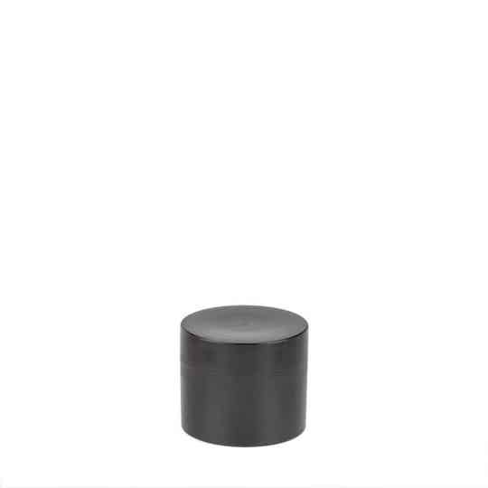 GLOREX   Creme-Dose 5ml Ø 33x28mm schwarz doppelwandig, 2 Stück