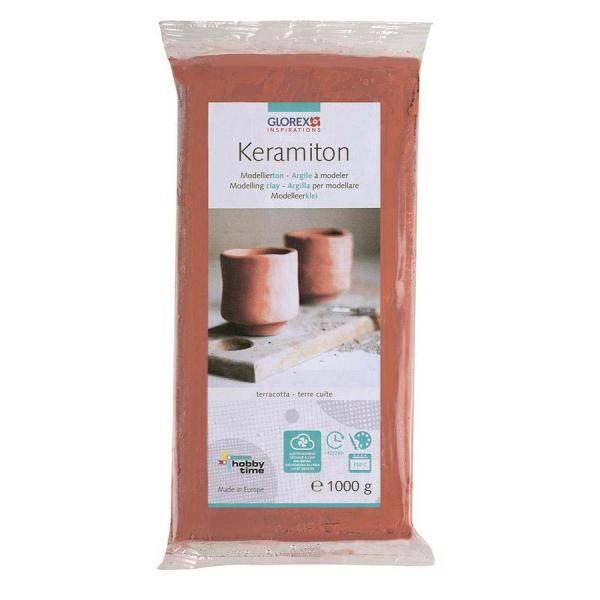 GLOREX  Keramiton, terracotta 1000g Modellierton
