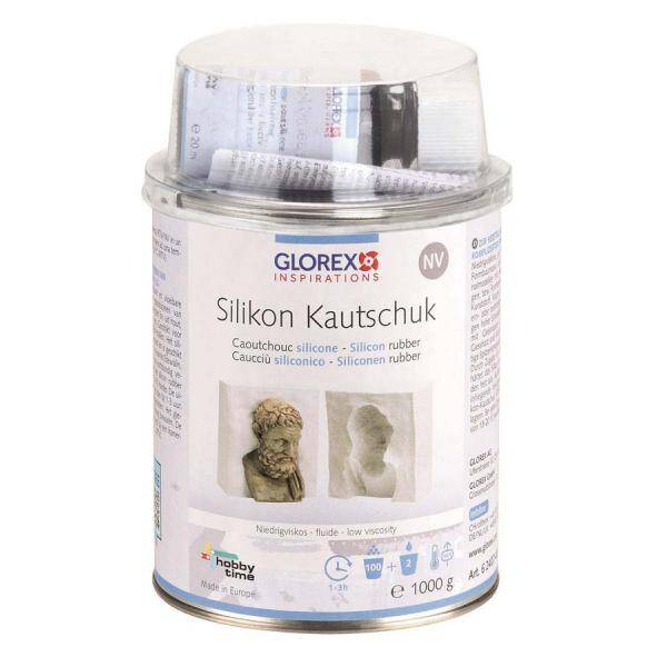 GLOREX Silikon Kautschuk NV 1kg, niedrigviskos, hochelastisch