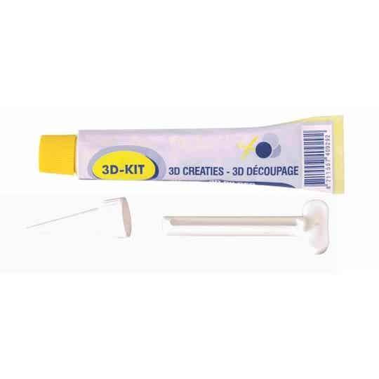 GLOREX   Silikon-Kleber 80g mit Tubenschlüssel