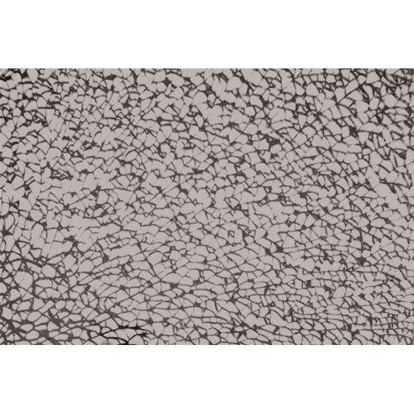 GLOREX Crackle Mosaic Platte crystal grau 15x20cm x 4mm Dick 350g