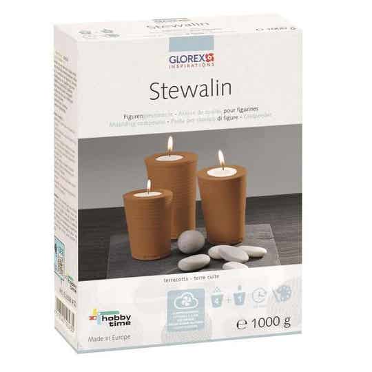 GLOREX  Stewalin Terracotta Figurengiessmasse 1kg