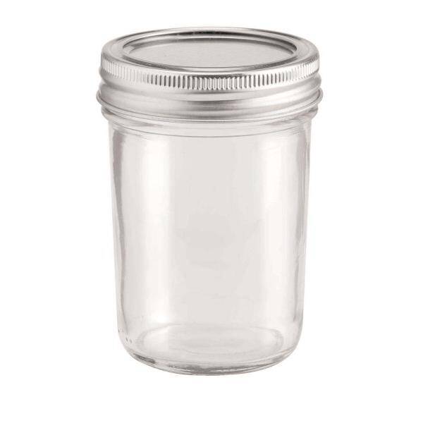 GLOREX  Glas mit 2-teilig Deckel 1 Stück 200ml 6,6x7x10,5cm