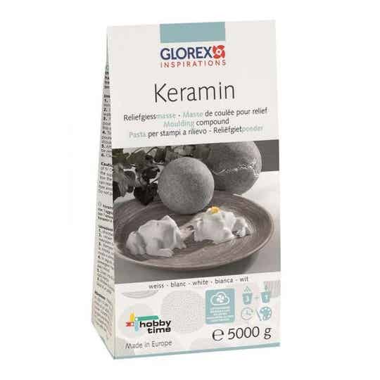 GLOREX Keramin Papierbeutel 25kg hellweiss