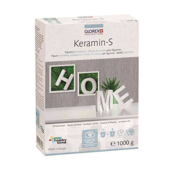 GLOREX Keramin-S Packung 1 kg Schneeweiss