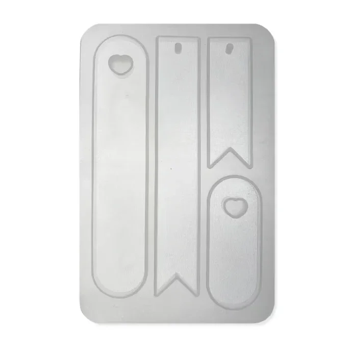 Silikonform Buchzeichen (4-teilig)