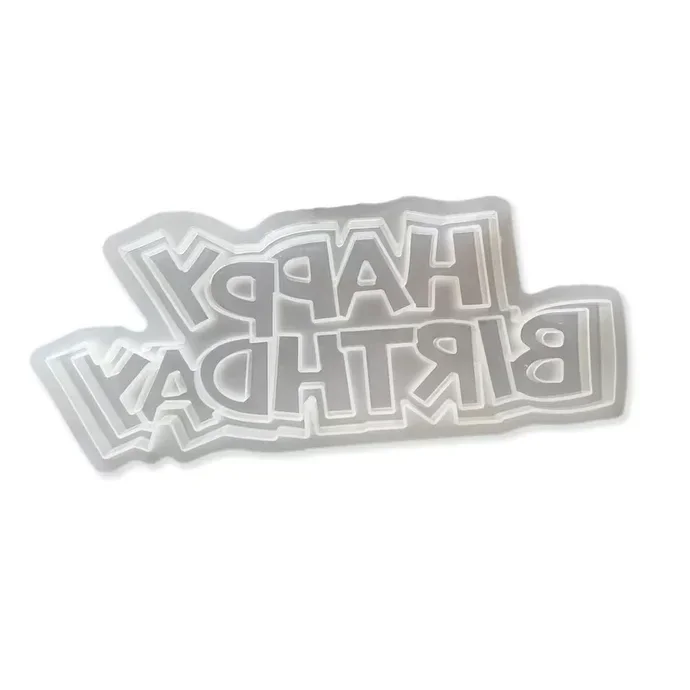 Silikonform Happy Birthday