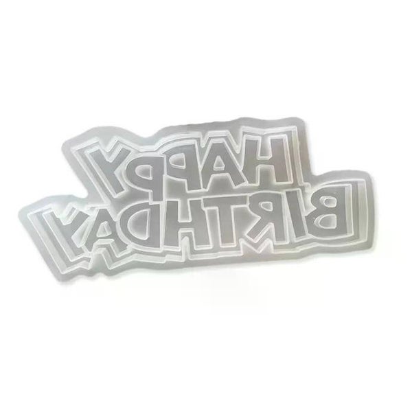 Silikonform Happy Birthday