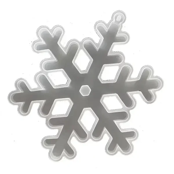 Silikonform Schneeflocke-Anhänger