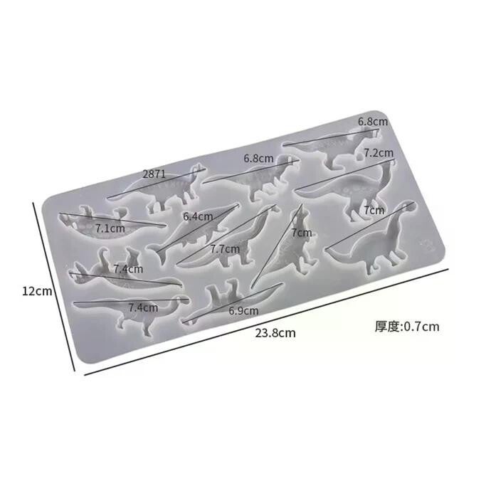 Silikonform Dinosaurier