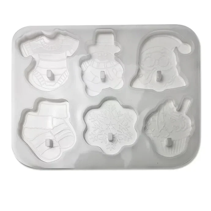 Silikonform Aufhänger (klein z.B. Schlüssel, Handtuch), 2-teilig