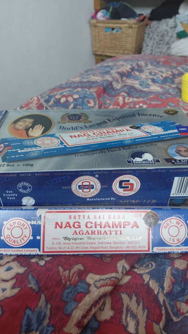 Satya Nag Champa Incense 15 grams.
