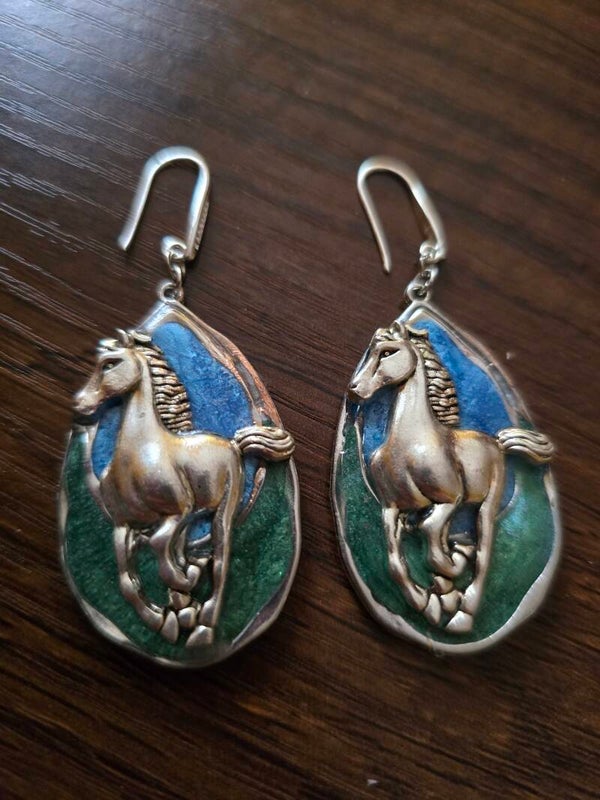 Pendientes plateados