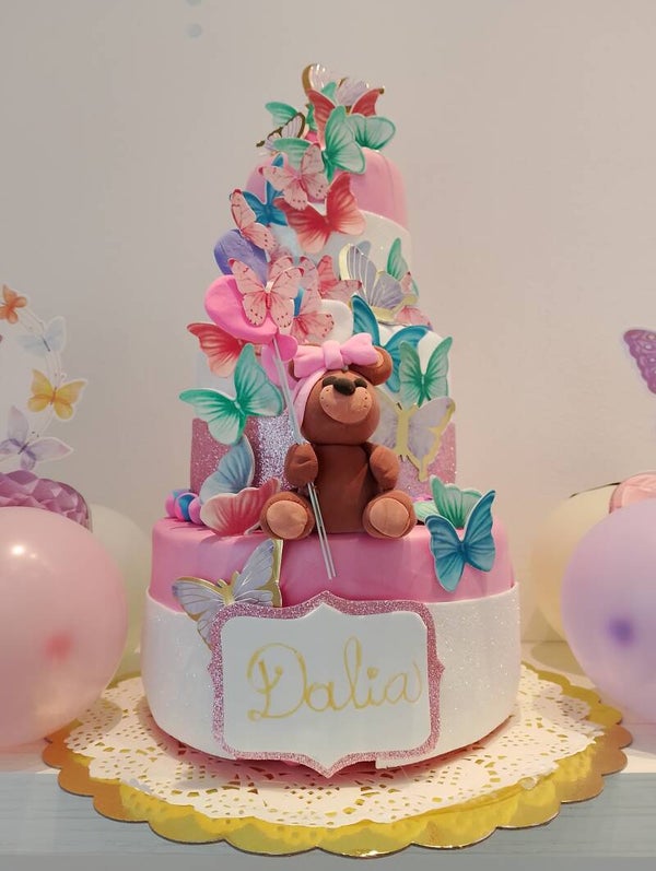 Torta orsetta e farfalle