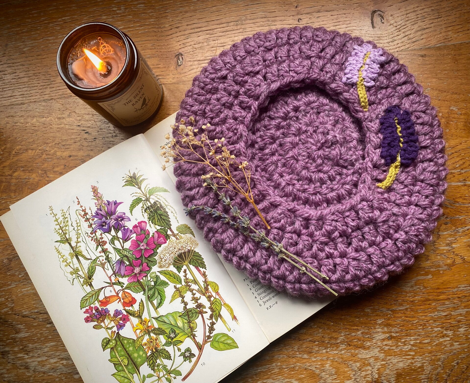Lavender Beret
