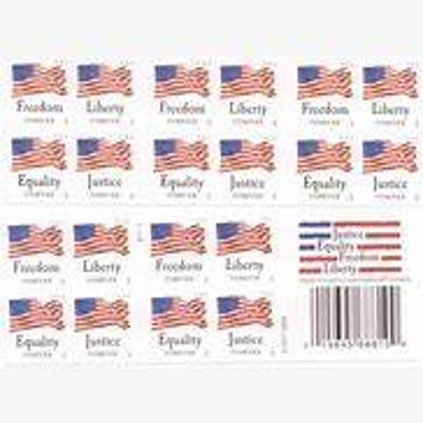 (2) 2012 Booklet of 20 Forever Postage First Class Stamps